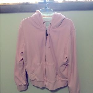 Green tree ladies zipped sweatshirt